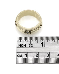 Gentlemans 14KY Diamond Spinning Band Ring