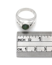 Gentlemans Cats Eye and Diamond Ring