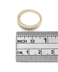 14ky Round Diamond Channel Set Band