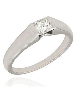 Princess Diamond Solitaire Ring