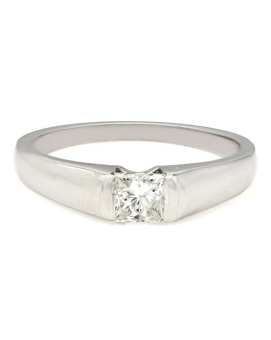 Princess Diamond Solitaire Ring