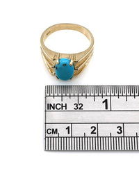 Gentleman's Turquoise Cabochon Ring