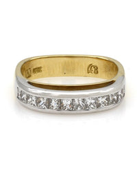 18K 2 Tier Princess Diamond Ring