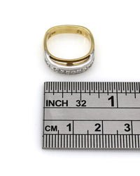 18K 2 Tier Princess Diamond Ring