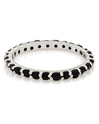 Sapphire Eternity Ring in White Gold