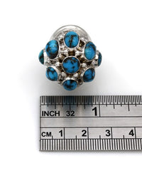 Turquoise Cabachon Dome Ring