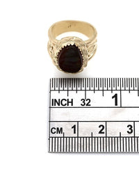 Fire Agate Ring in Gold