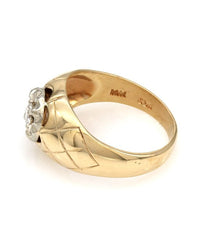 Gentleman's Diamond Solitaire Dome Ring