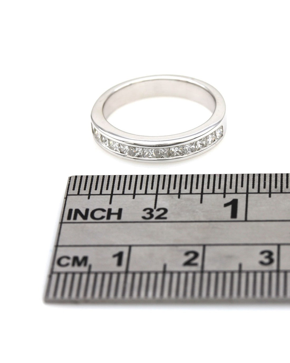 Princess Diamond Band Ring in Gold