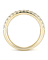 Gabriel & Co. Round Diamond Prong Set Band in 14k Rose Gold