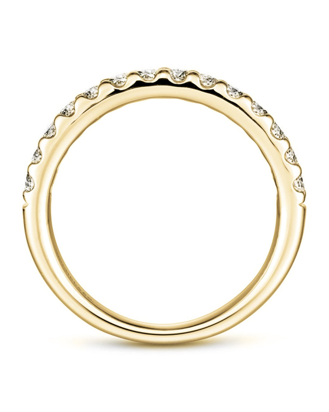 Gabriel & Co. Round Diamond Prong Set Band in 14k Rose Gold