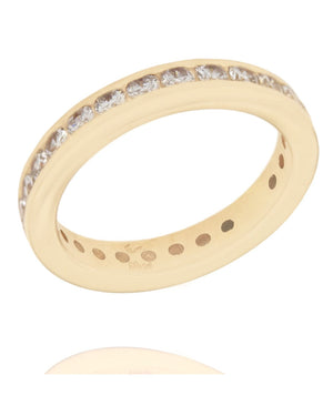 Diamond Eternity Band Ring in Gold