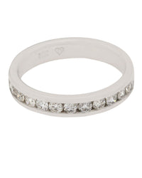 Channel Set Diamond Band in Gold