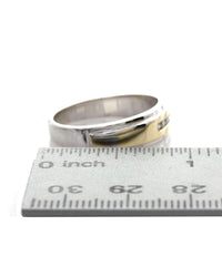 Gentlemans 2 Tone Diamond Band