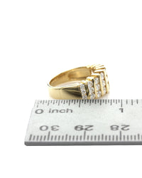 9 Row Bar Set Diamond Tapered Band