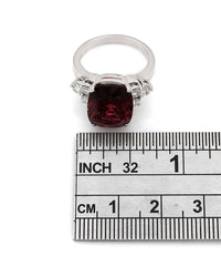 Pink Tourmaline and Diamond Fashion Ring