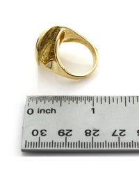 Modernist Ring ion Gold