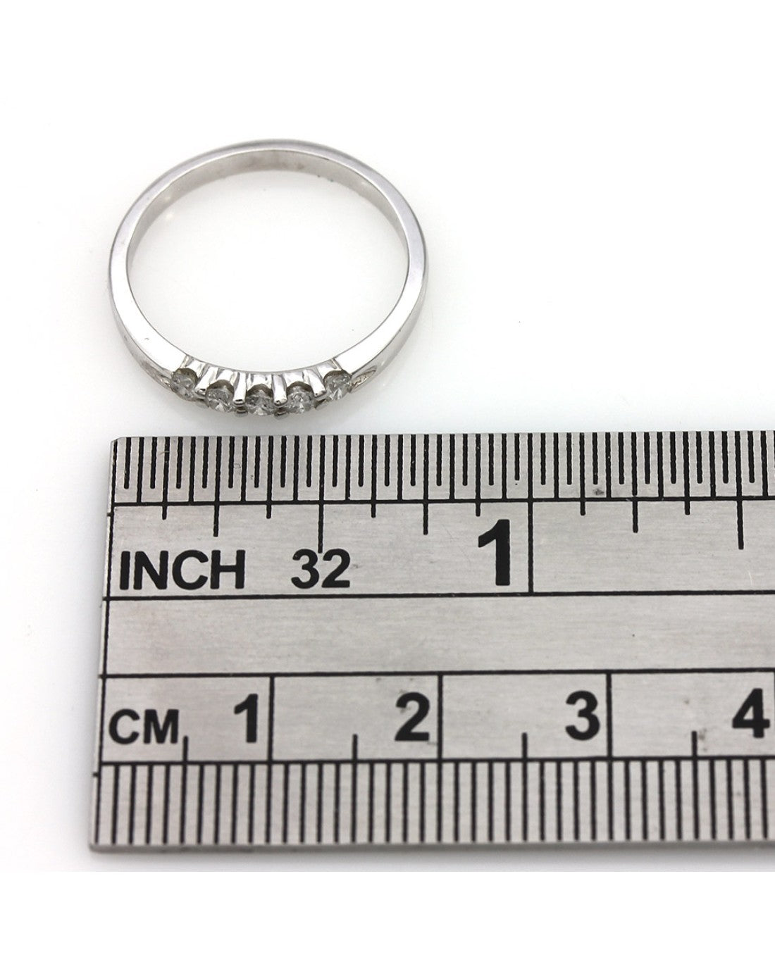 5 Stone Diamond Band Ring