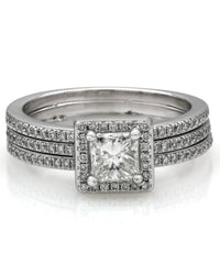 Princess Cut Diamond Solitaire Engagement Ring