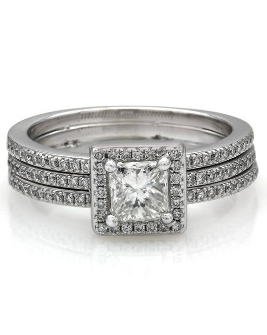 Princess Cut Diamond Solitaire Engagement Ring