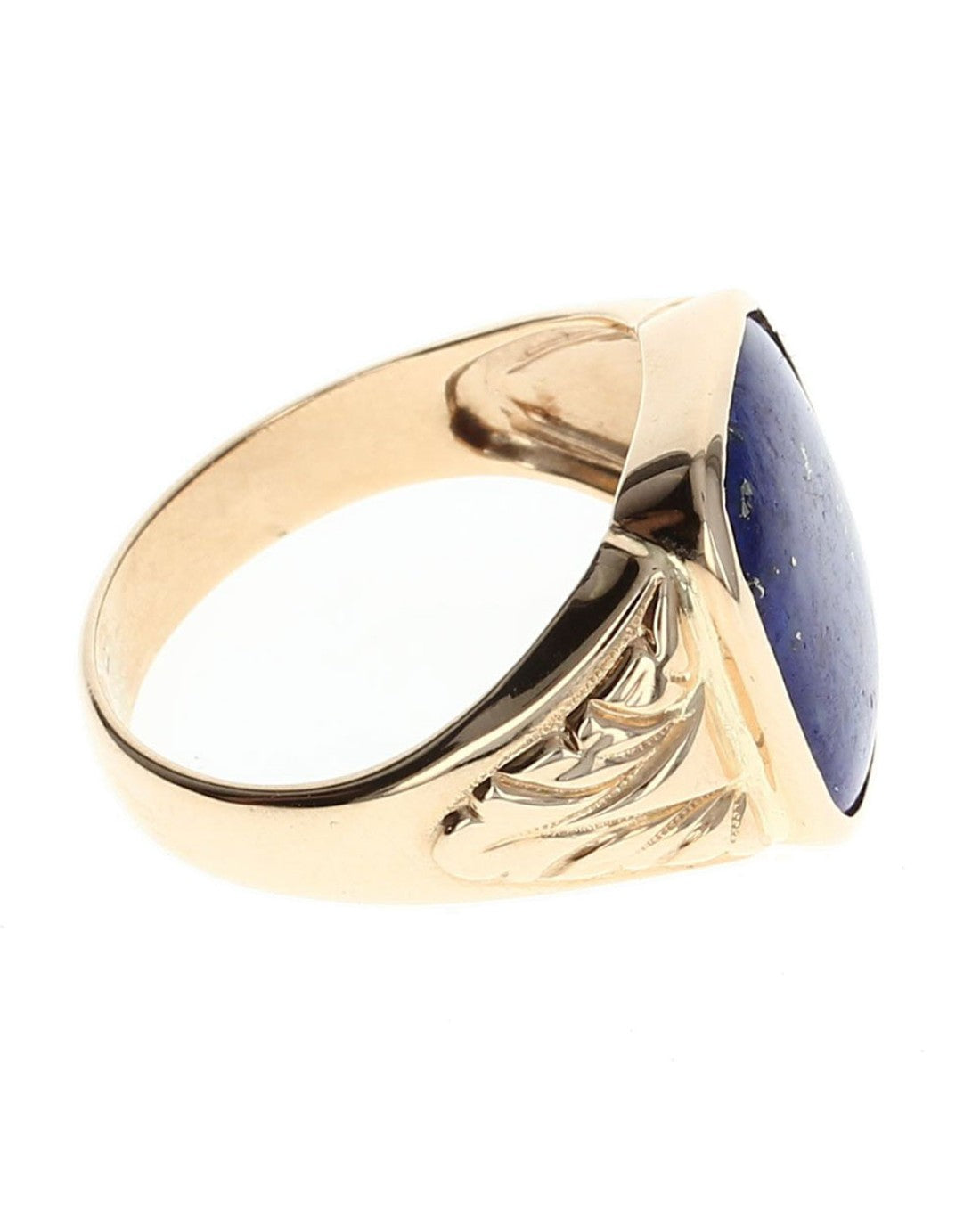 Gentlemans Lapis Tapered Ring