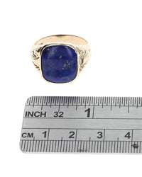 Gentlemans Lapis Tapered Ring