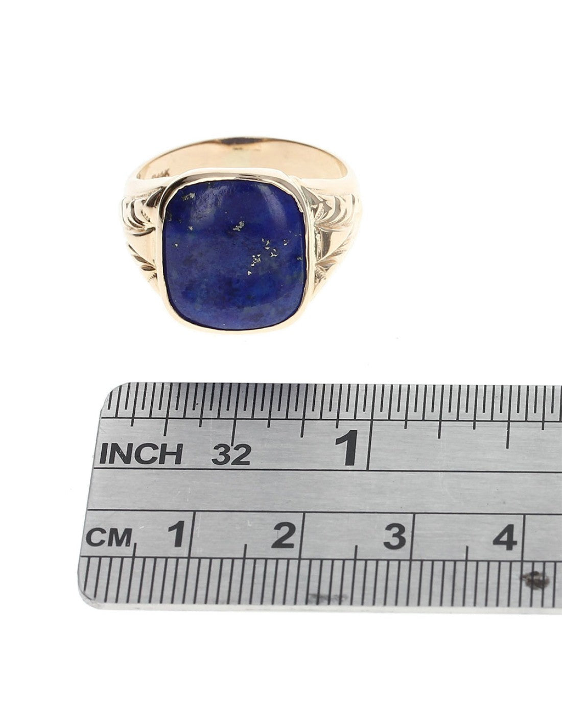 Gentlemans Lapis Tapered Ring