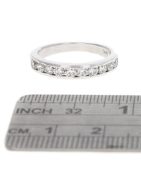 Channel Set Diamond Band Ring