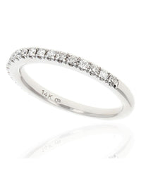 Single Row Diamond Band Ring