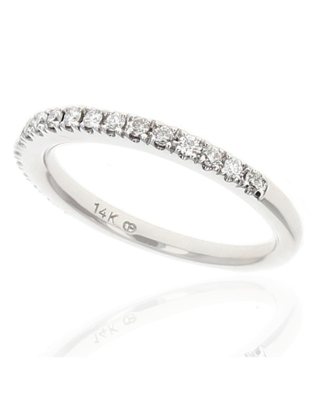 Single Row Diamond Band Ring
