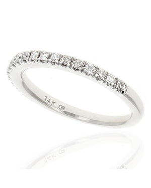 Single Row Diamond Band Ring