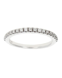 Single Row Diamond Band Ring