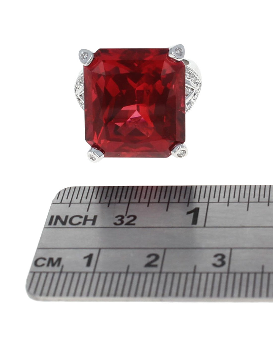 Pink Tourmaline and Diamond Fashion Ring