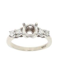 Diamond Semi Mount and Guard Ring Set