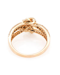 LeVian Brown and White Diamond Ring