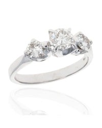 3 Stone Diamond Engagement Ring