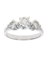 3 Stone Diamond Engagement Ring
