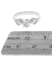 3 Stone Diamond Engagement Ring