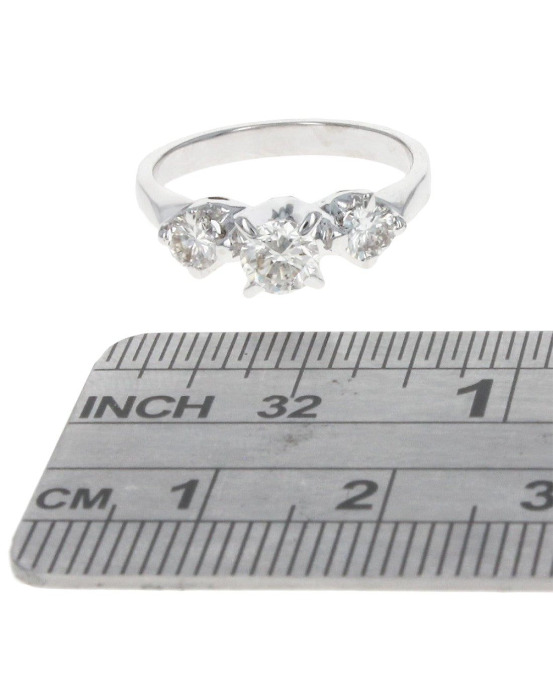 3 Stone Diamond Engagement Ring