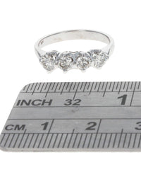 4 Stone Diamond Wedding Band