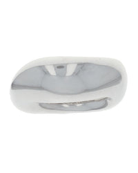 Mimi So Wave Dome Ring in White Gold