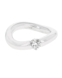 Diamond Solitaire Modernist Band