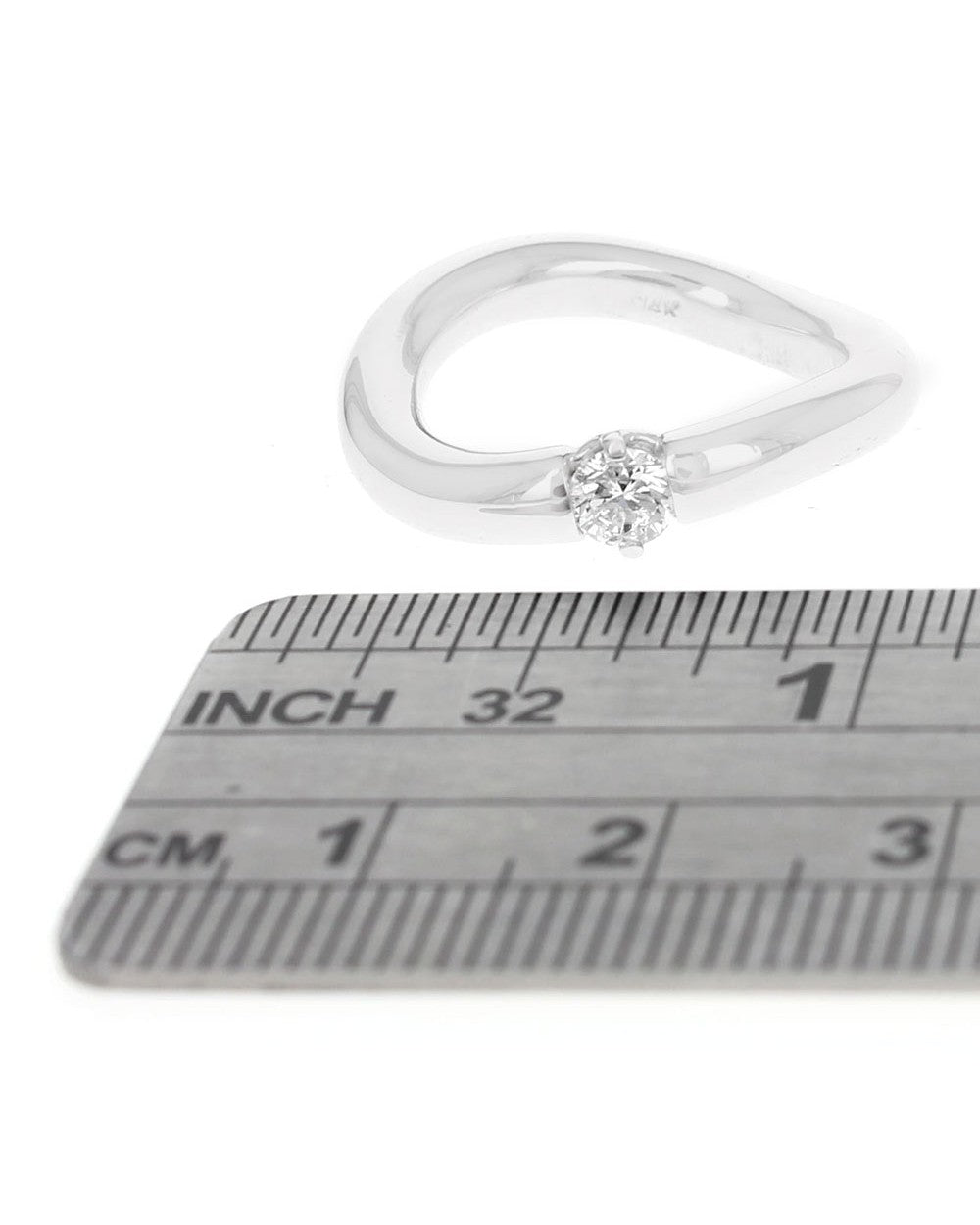 Diamond Solitaire Modernist Band
