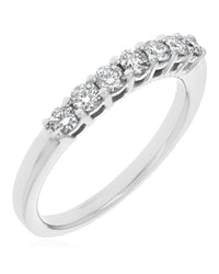 Shared Prong Diamond Ring