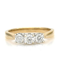 Three Stone Diamond Ring