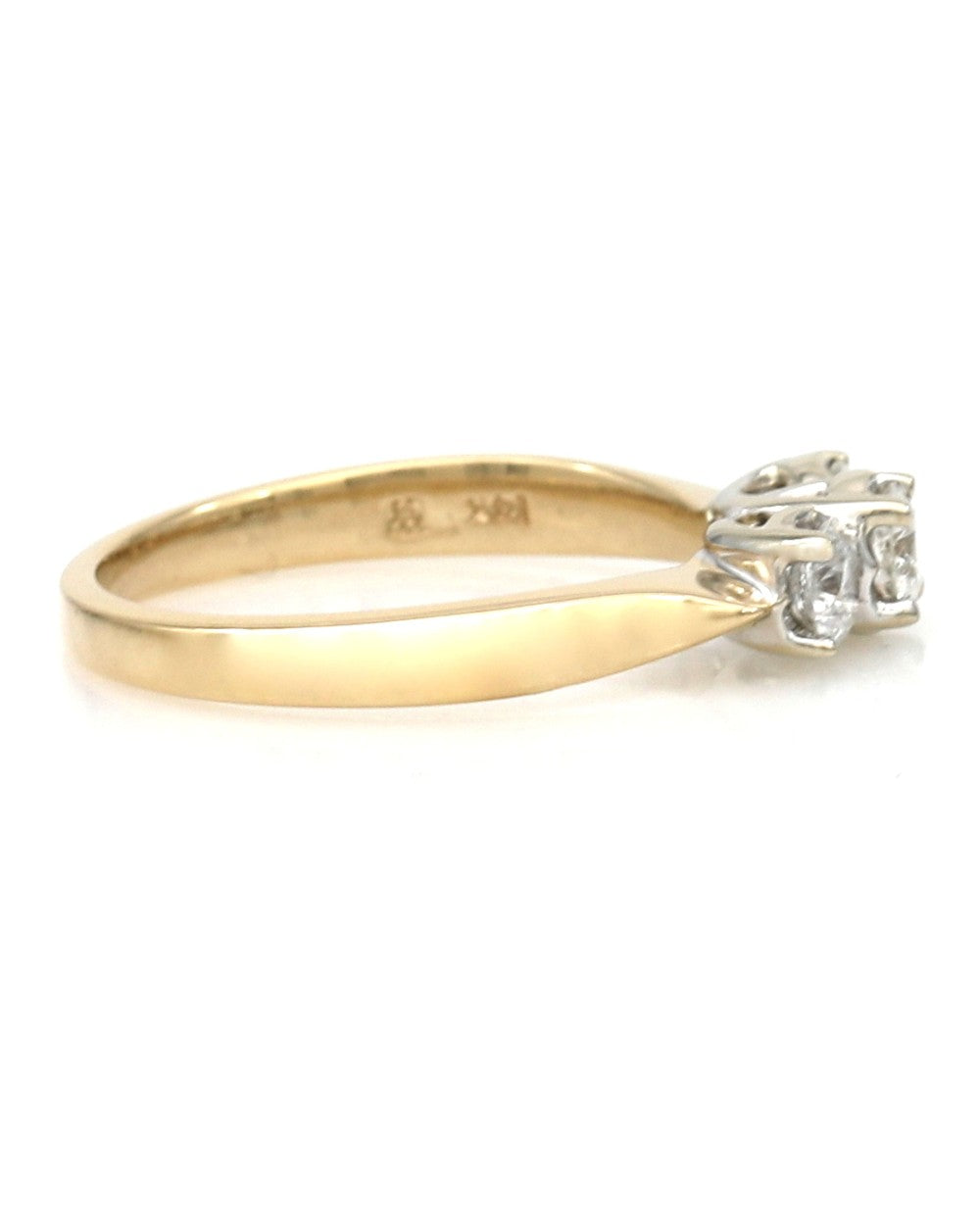 Three Stone Diamond Ring