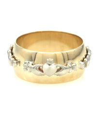 Gentlemans Claddagh Eternity Band