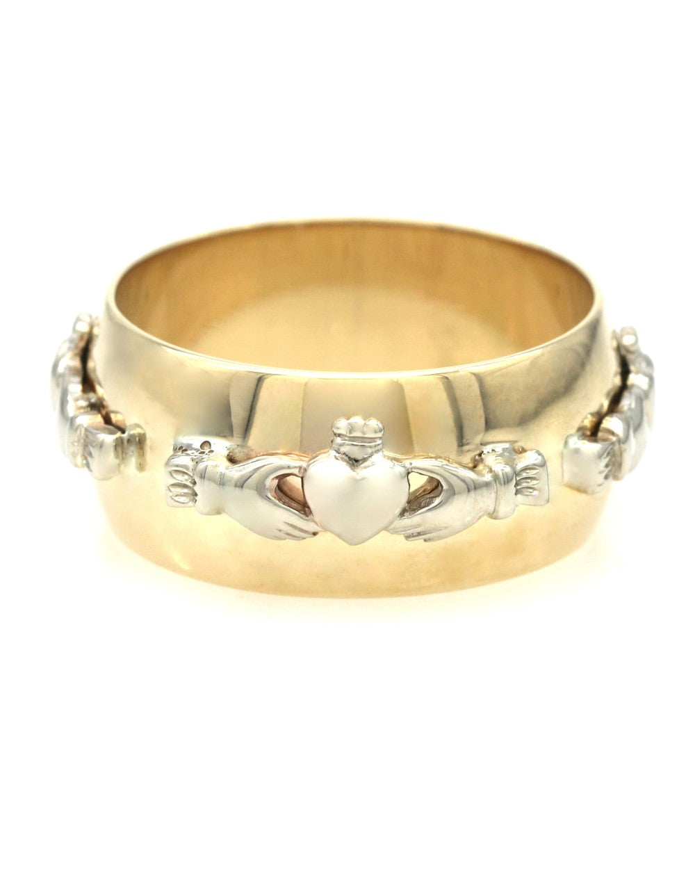 Gentlemans Claddagh Eternity Band