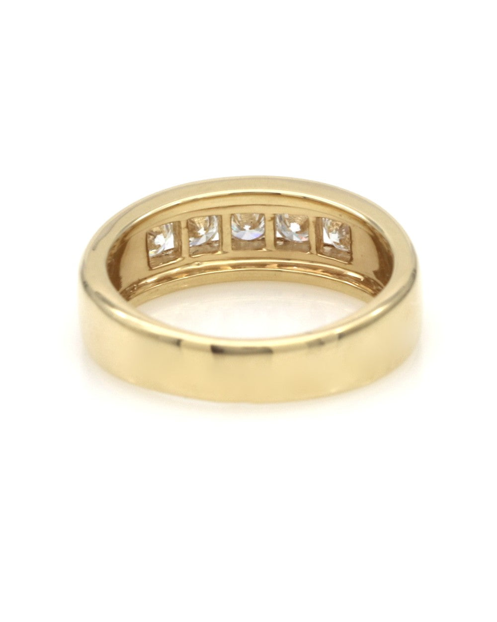 Gentlemans 5 Stone Diamond Band