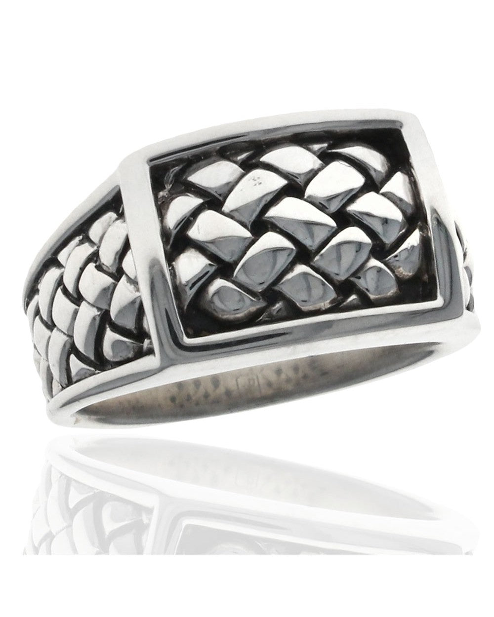 Gentlemans Scott Kay Woven Ring